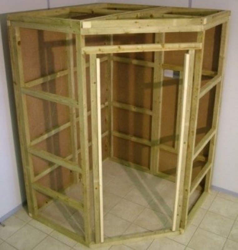 Каркас сауны в доме