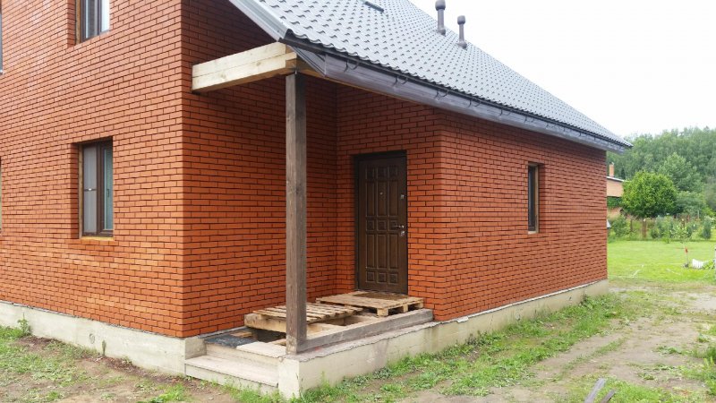 Времянка из кирпича