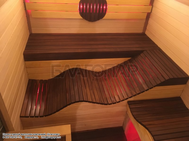 Полок комбинированный липа а 1,8х0,64м банный эксперт (Зебра) DS gfhbkrt