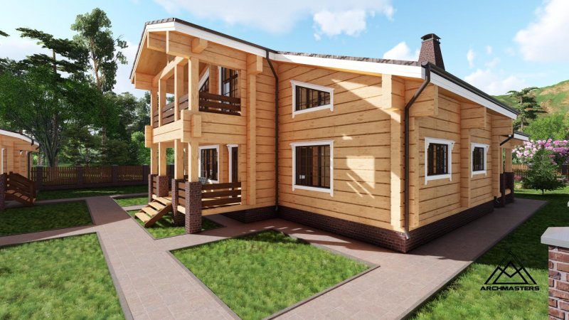 Домики эконом класса из лафета