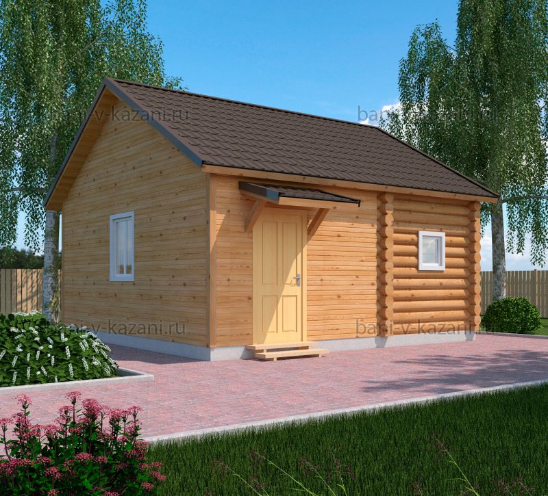 Баня из бруса 150х150 внутри