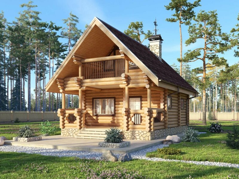 Дом из бревна