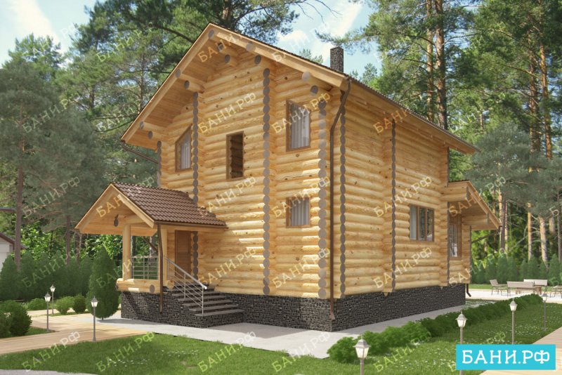 Дом с баней под ключ
