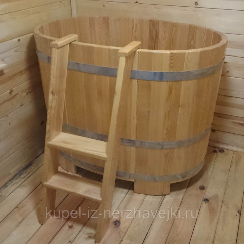 Купель из бетонного кольца 2м