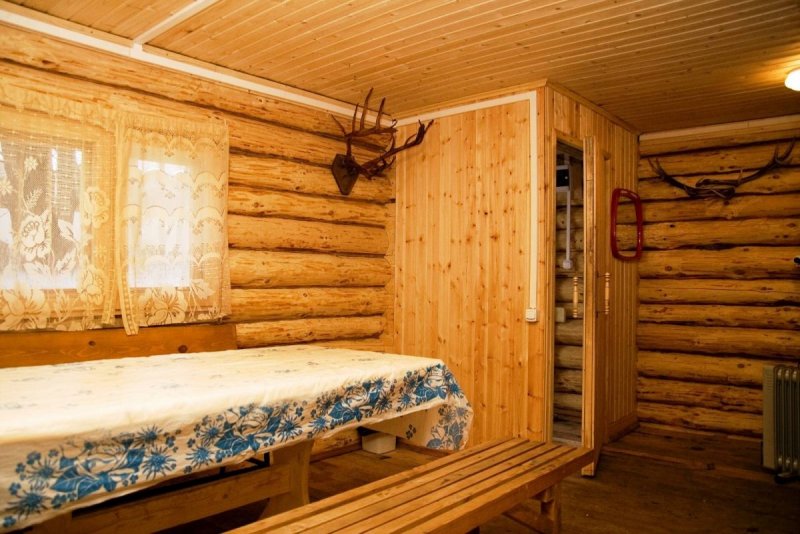 Деревенские бани внутренняя отделка