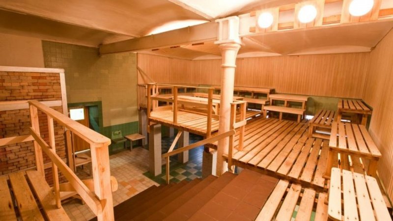 Сандуновские бани парилка