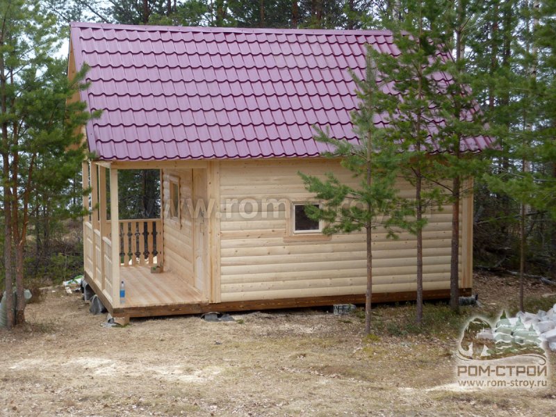 Баня из бруса 150х150 3х4