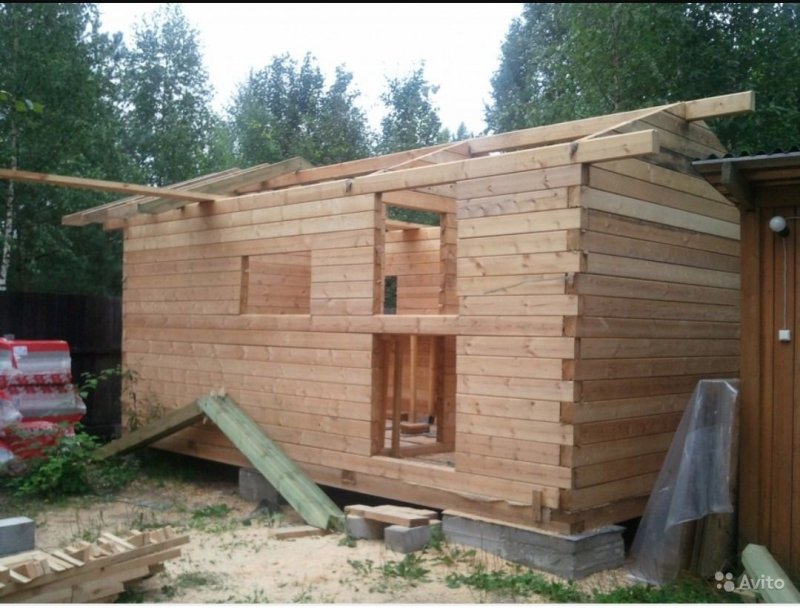 Баня из профилированного бруса 100х150