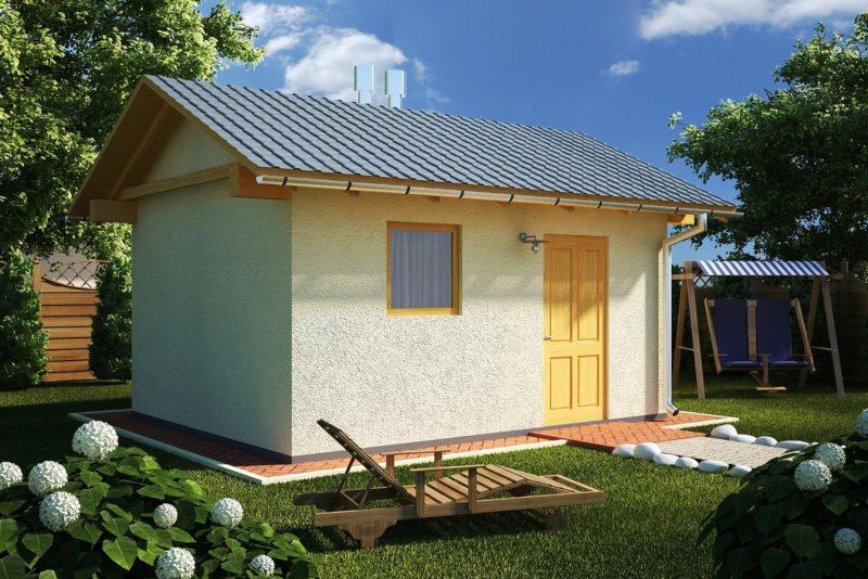 Хозблок из блоков