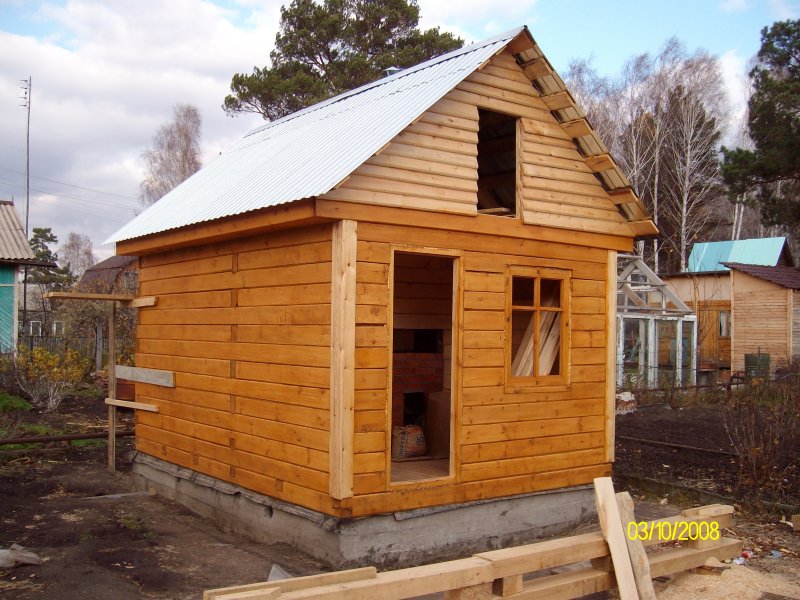 Баня из строганного бруса (100х150) от