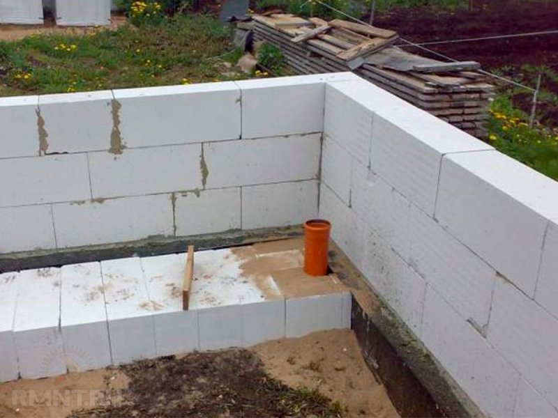 Баня из газосиликатных блоков