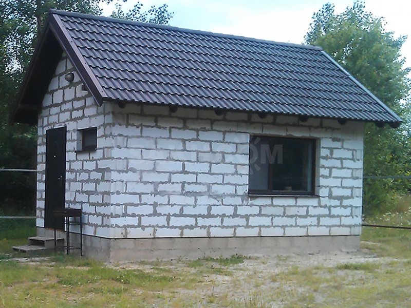 Сарай 8 на 6 из пеноблоков