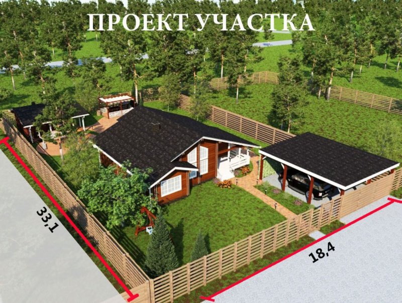 Участок 10 соток планировка дом баня гараж