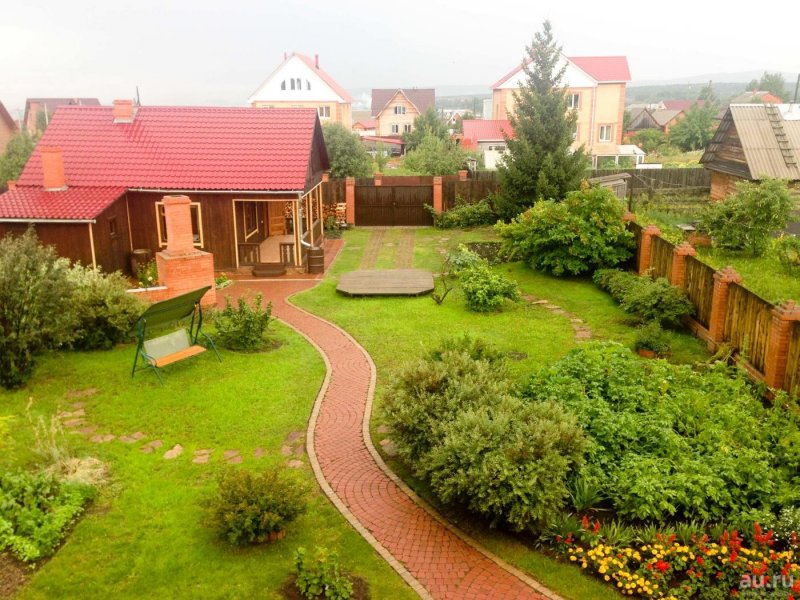Красивый дачный участок с баней