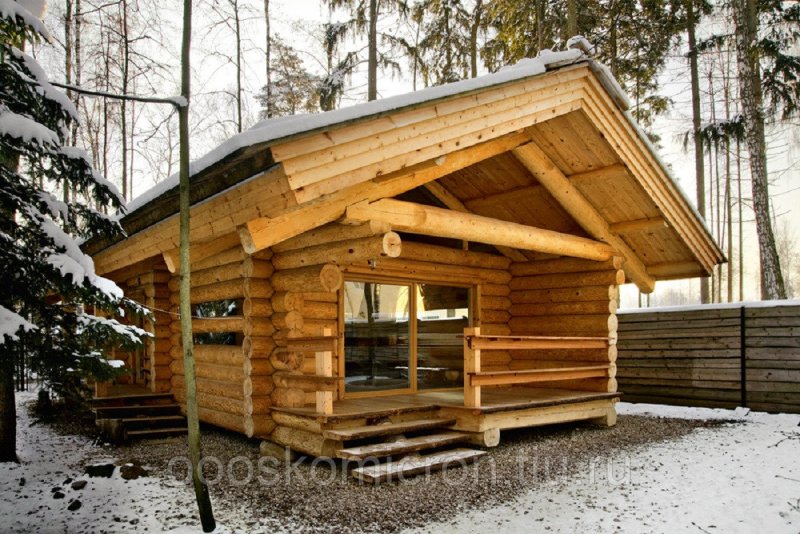 Бревенчатая баня