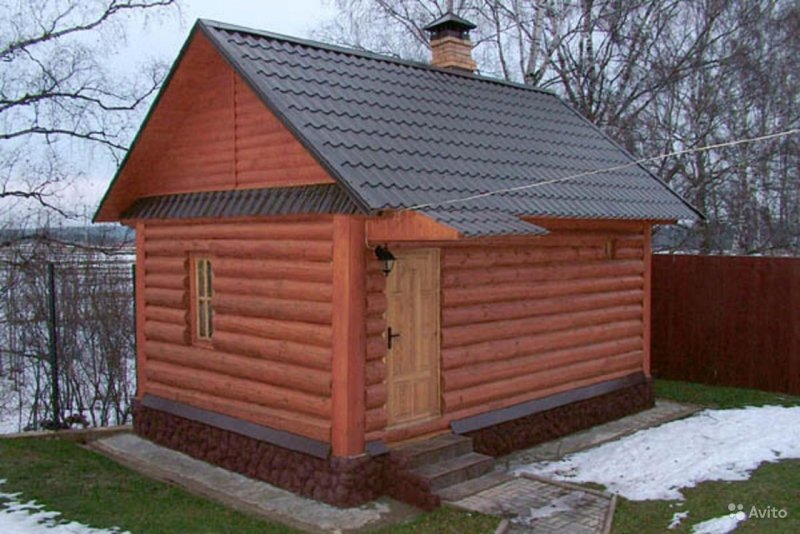 Баня из сруба на даче