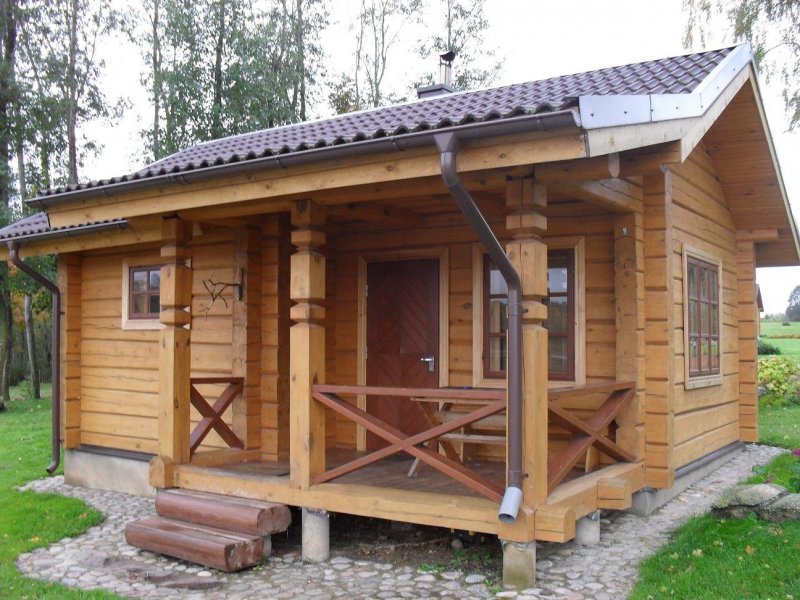 Баня из профилированного бруса