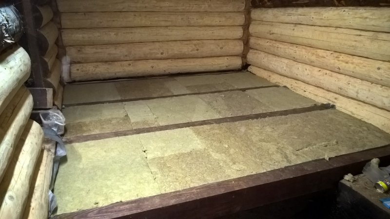 Пол в бане и предбаннике