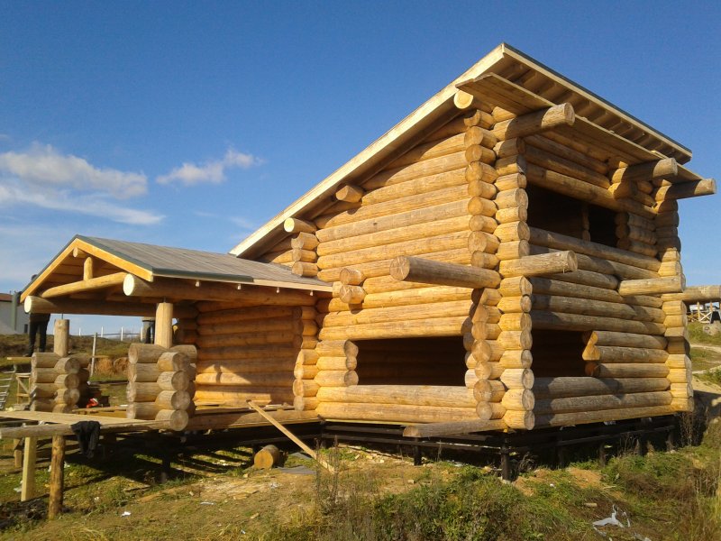 Сруб бани 6х9