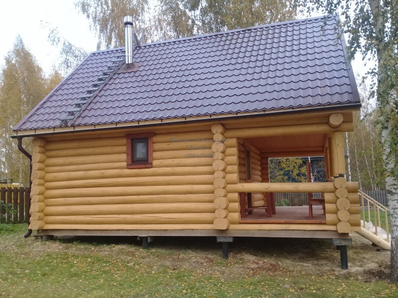 Сруб бани 4х6