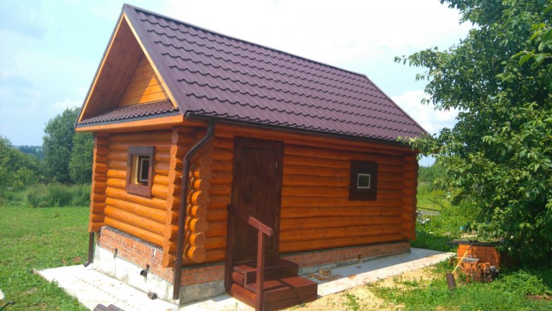 Крыша для бани