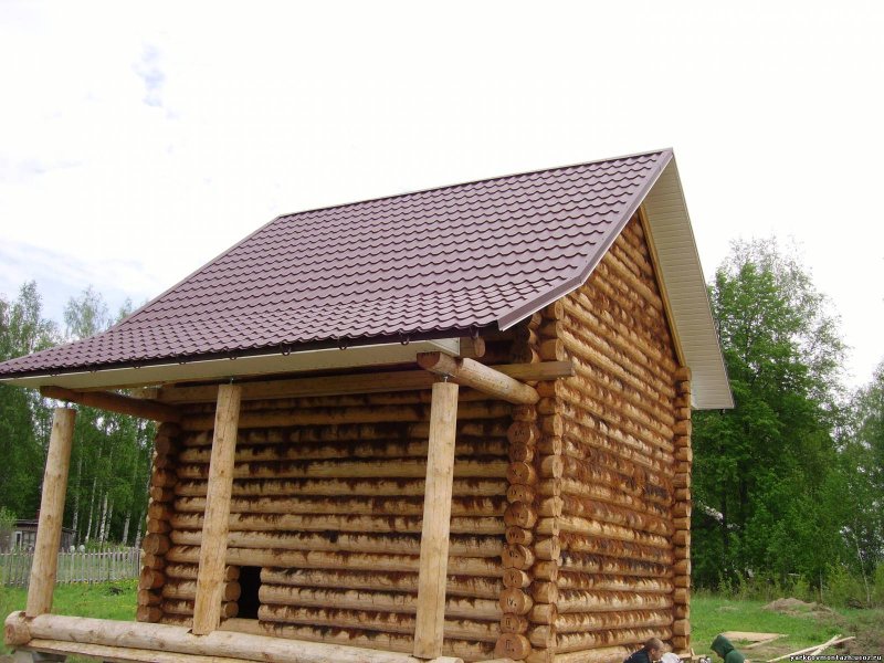 Крыша для бани