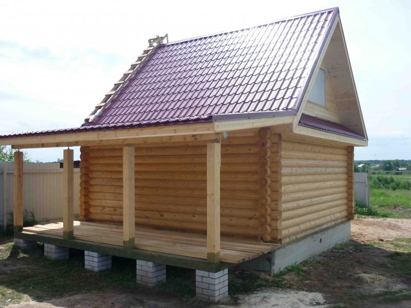 Крыша для бани