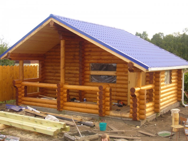 Баня из круглого бруса