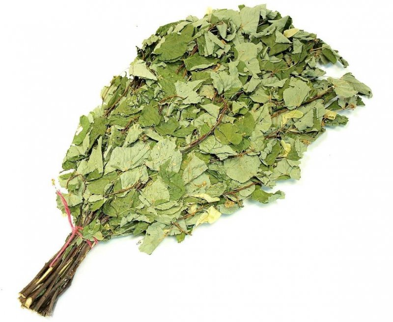 Липовый банный веник
