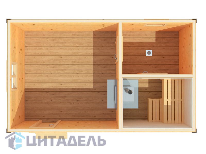 Баня 3 на 5 из бруса