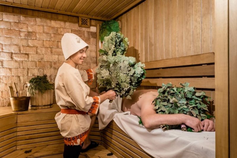 Парная с вениками