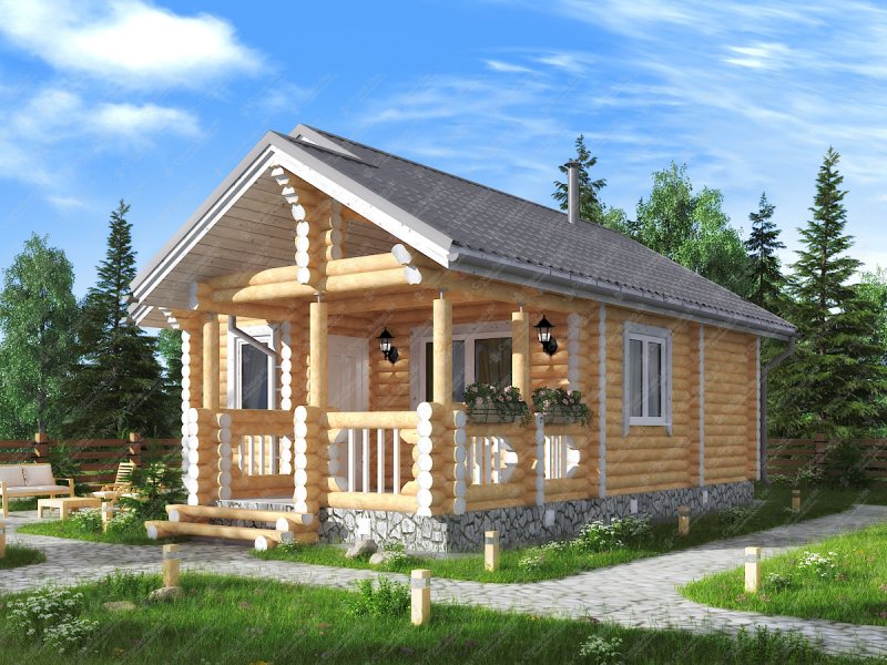 Баня оцилиндровка