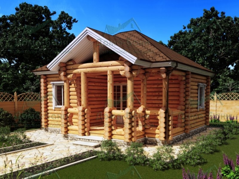 Оцилиндровка, дом, баня