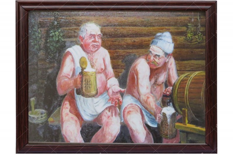 Современные картины в баню