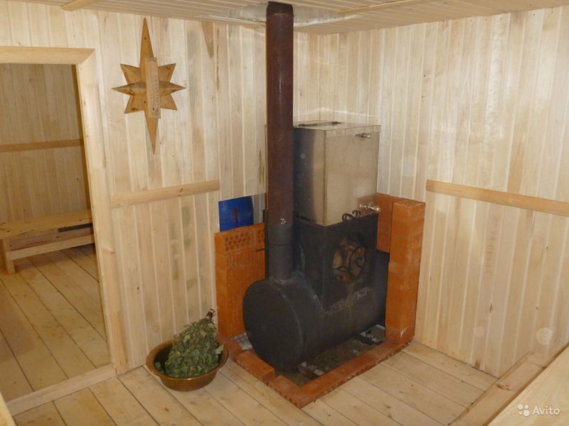 Бани 3х4 дровяная