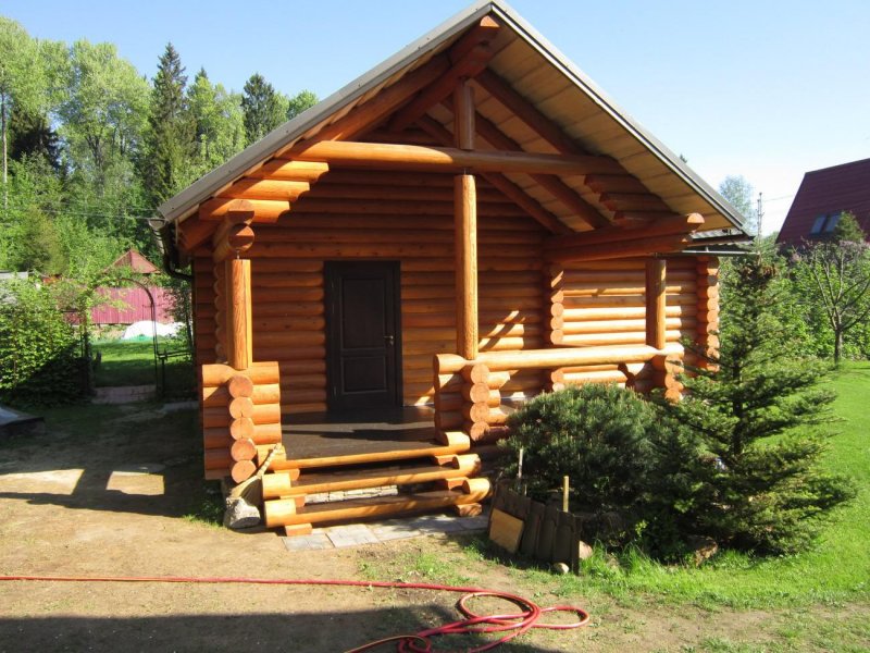 Баня из бревна под ключ