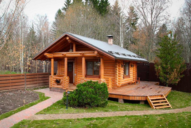 Загородный домик с баней