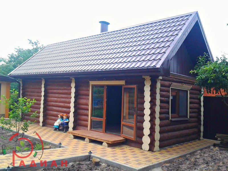 Баня снаружи