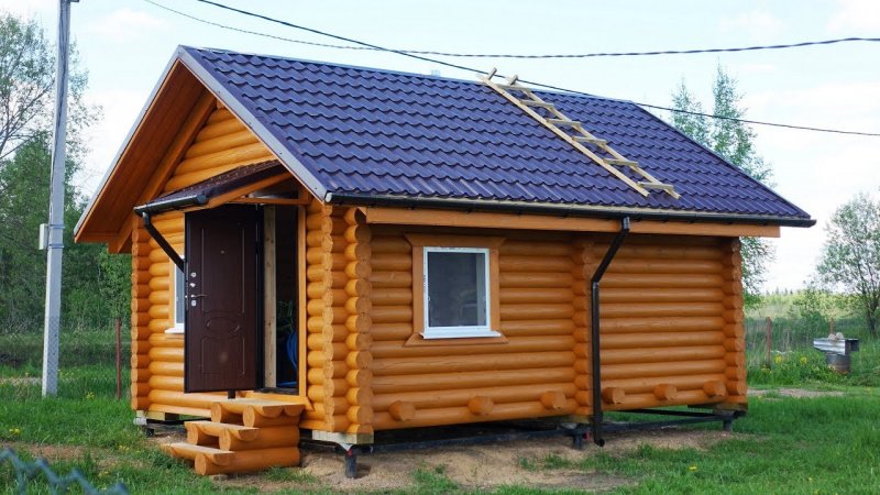 Баня из сруба под ключ 6х6