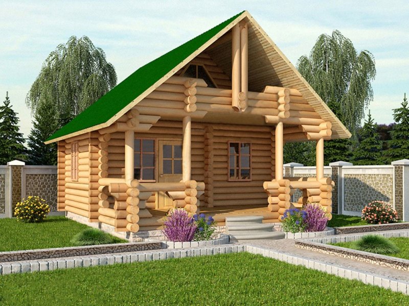Баня из ОЦБ
