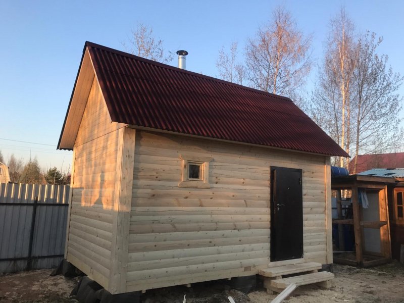 Баня 3х4 из бруса