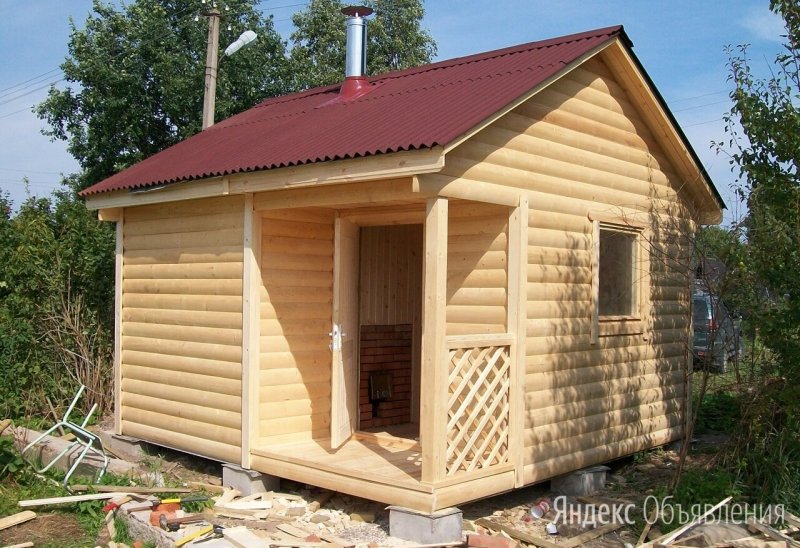 Каркасная баня 4х4