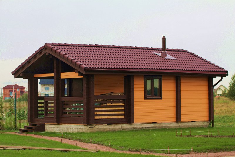 Баня снаружи