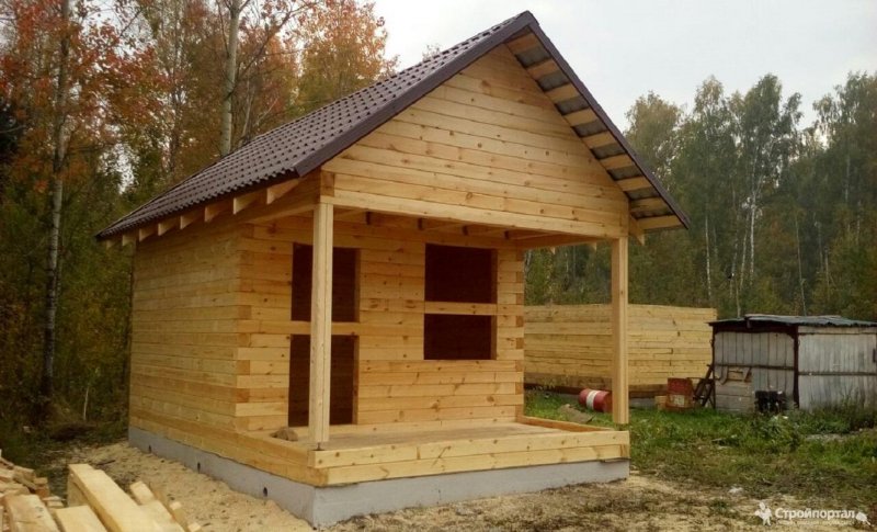 Баня из бруса 150х150 4х4