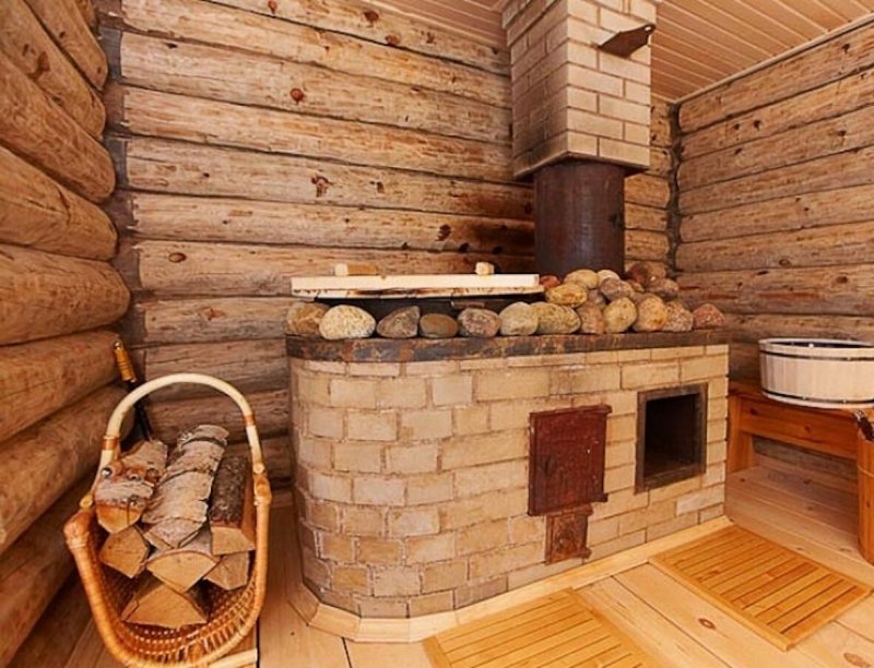 Русская печь Каменка для бани