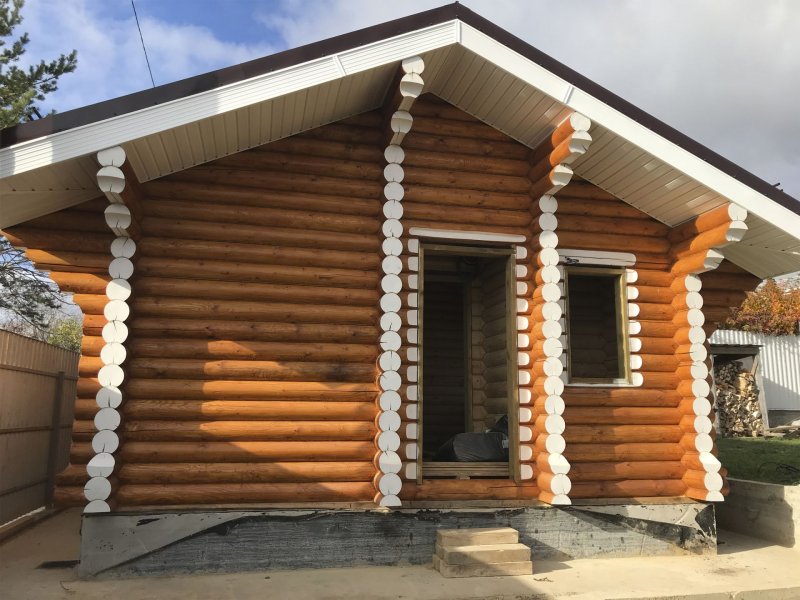 Покрасить баню