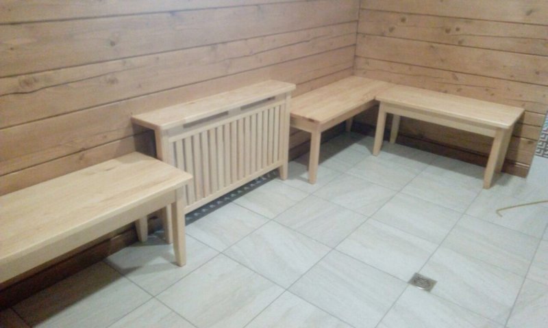 Скамейки из дерева