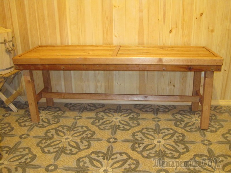 Скамейка в предбанник