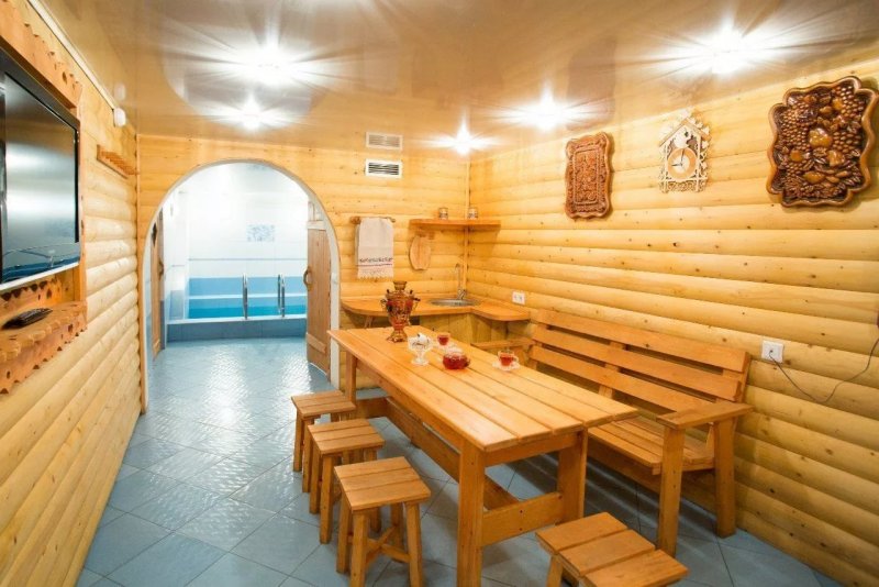 Баня внутри