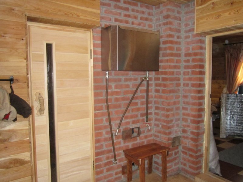 Перегородка в бане